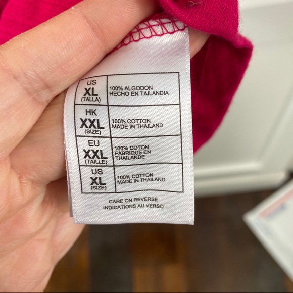 Disney- Tinkerbell magenta hot pink graphic top - Picture 5 of 8